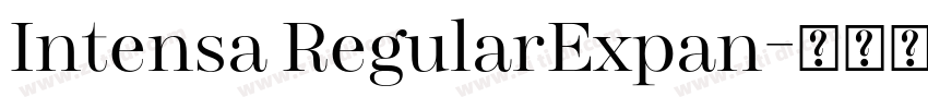 Intensa RegularExpan字体转换